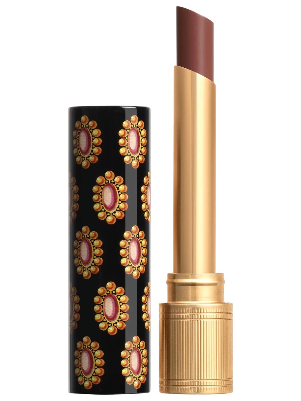 NIB GUCCI Glow & Care Shine Lipstick. 113. Lunnet Stone.